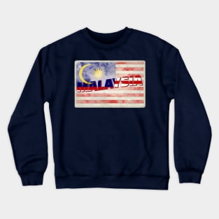 Malaysia Vintage style retro souvenir Crewneck Sweatshirt